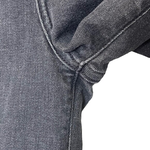 THE GREAT. The Super High Rise Jeans Women’s Size 25 Black Washed Skinny Fit - Picture 8 of 12